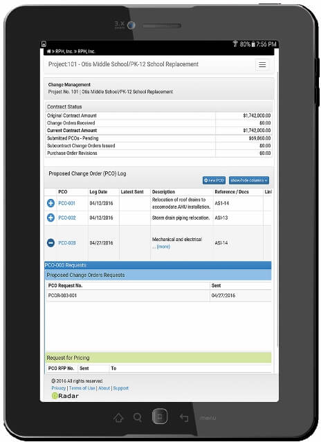 Change Order Management